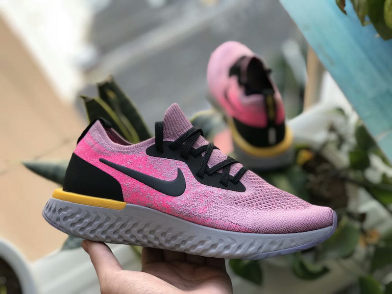 Super max Nike Epic React Flyknit Pink(98% Authentic quality)